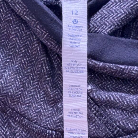 LULULEMON ATHLETICA Heathered Gray Long Sleeve Pullover Hoodie Womens Size 12 - Picture 6 of 7